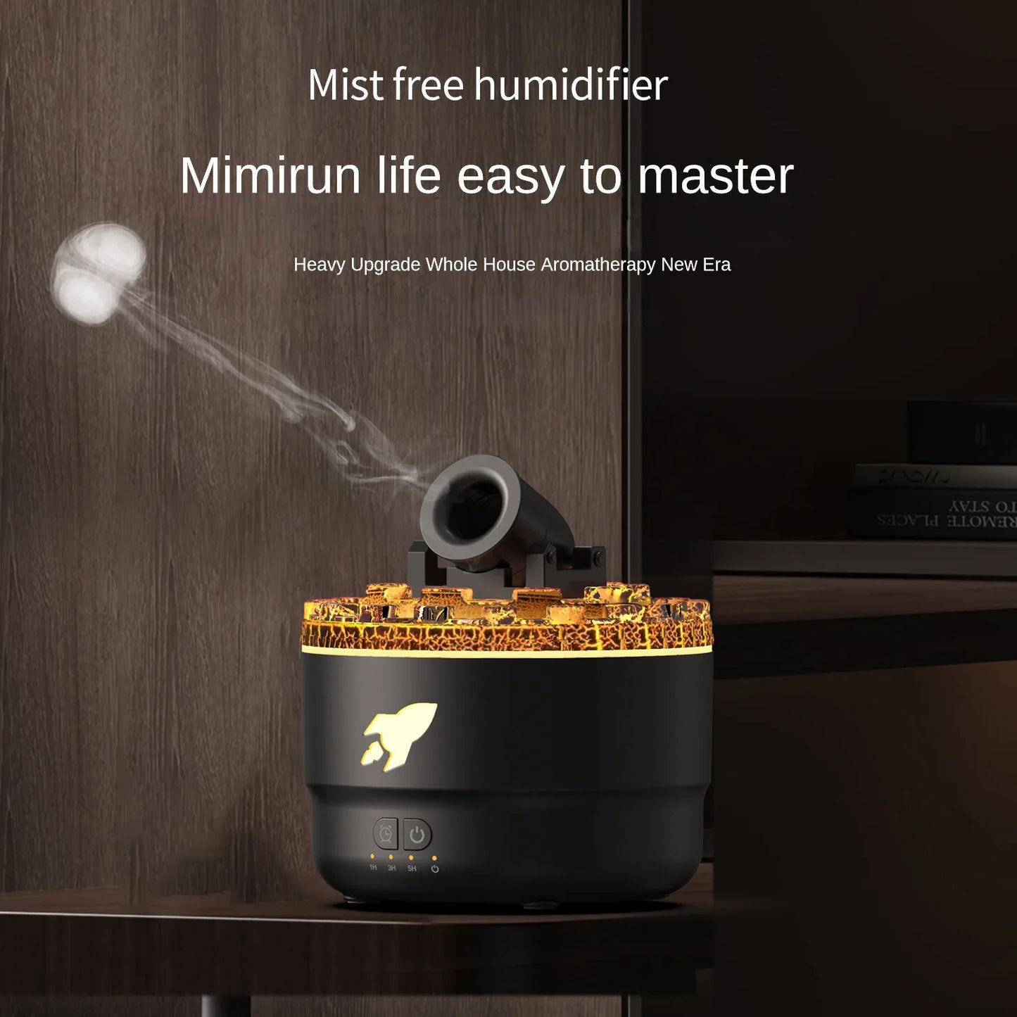 Compact Aroma Diffuser Humidifier For Desk