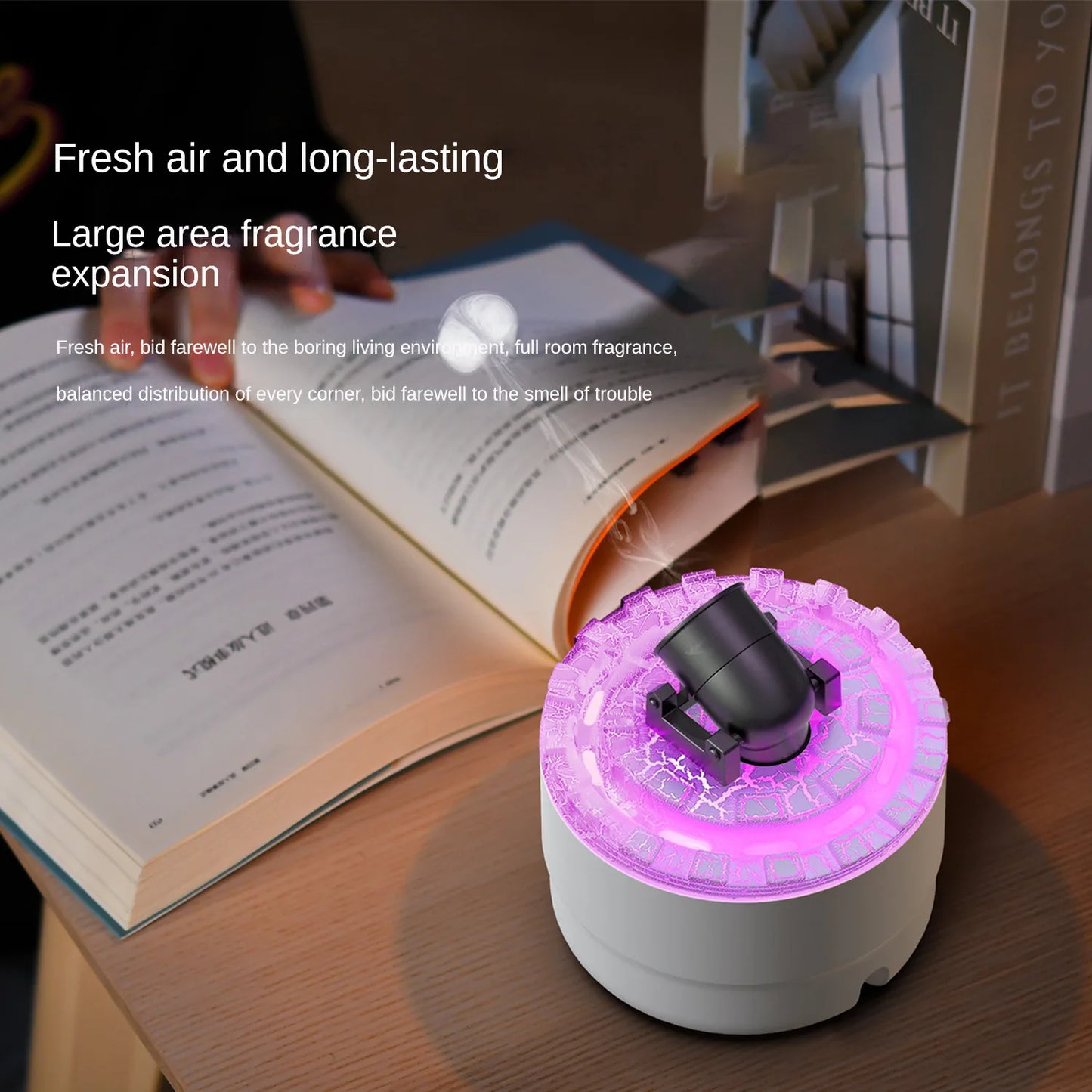 Compact Aroma Diffuser Humidifier For Desk