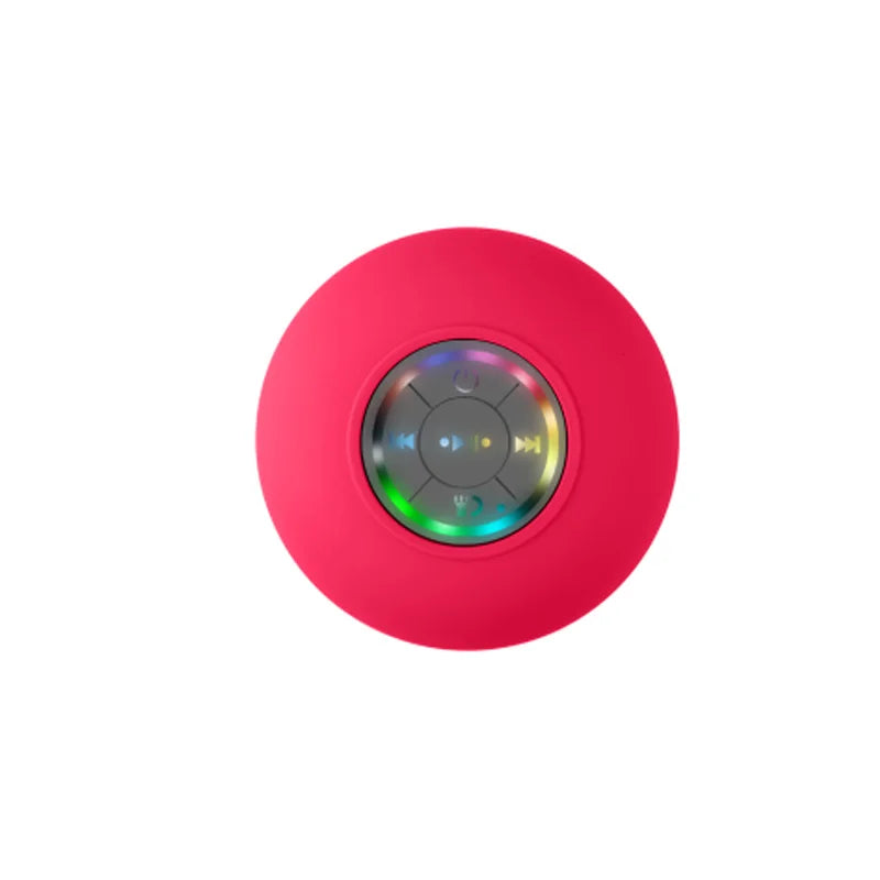 Portable Waterproof Suction Cup Bluetooth Speaker with RGB