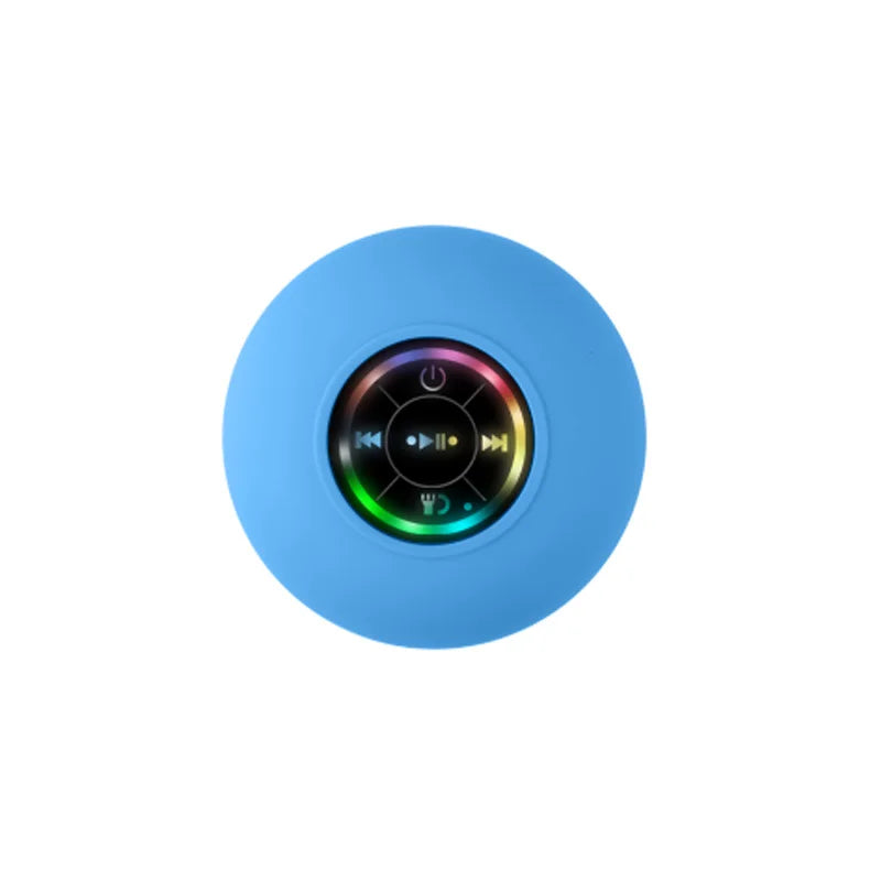 Portable Waterproof Suction Cup Bluetooth Speaker with RGB