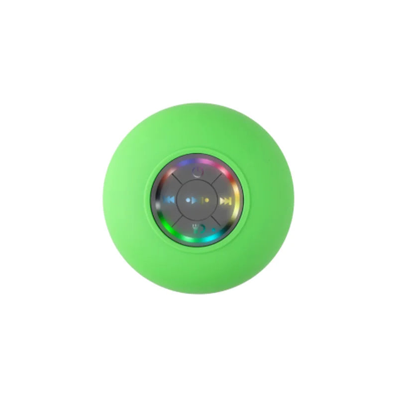 Portable Waterproof Suction Cup Bluetooth Speaker with RGB
