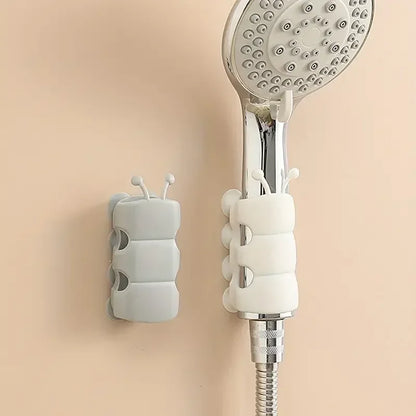 Removable Silicone Suction Cup Wall Mounted Showerhead Holder (2 pcs)
