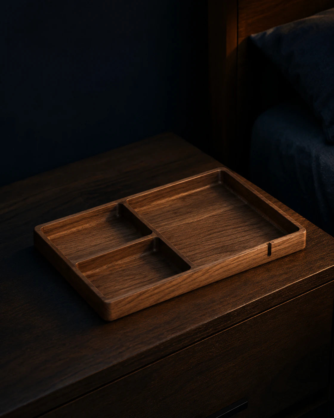 Large Grid Valet Organizer photographed from an alternate angle